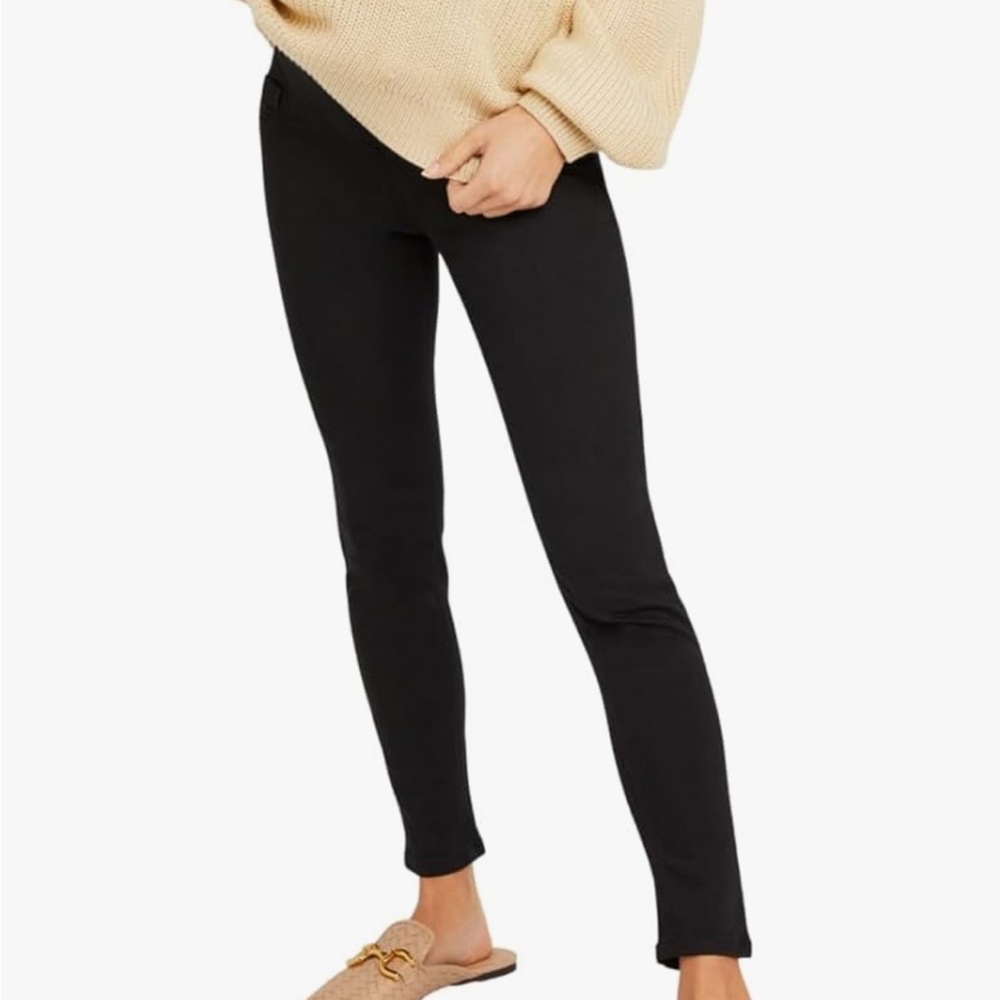 Motherhood Maternity Black Skinny Jeans and dark wash skinny jeans. bundle of 2